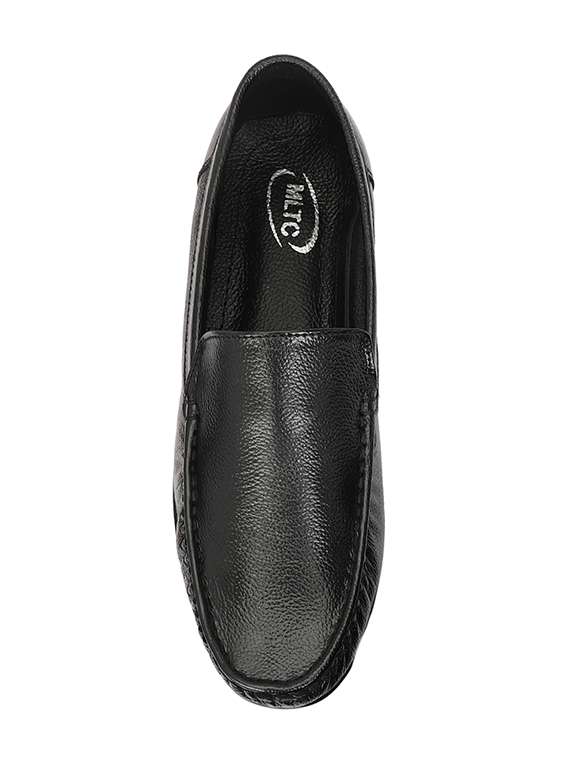 men black solid slip on - 21399707 -  Standard Image - 3