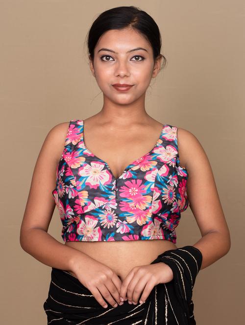 women black printed blouse - 21399816 -  Standard Image - 0