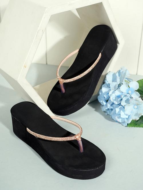 gold sequined platforms wedge - 21399837 -  Standard Image - 0