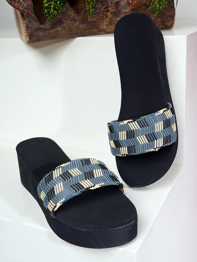 grey textured platforms wedge - 21399848 - Zoom Image - 0
