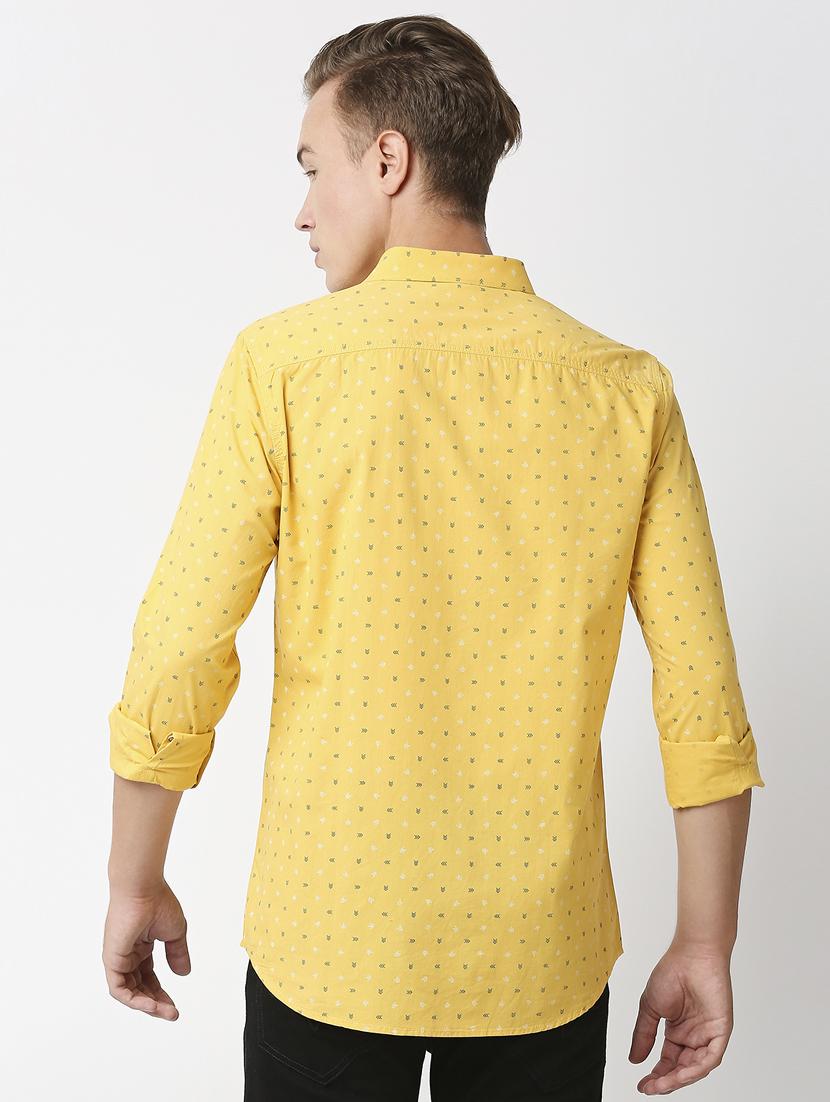 men printed long sleeved casual shirt - 21399979 - Standard Image - 3