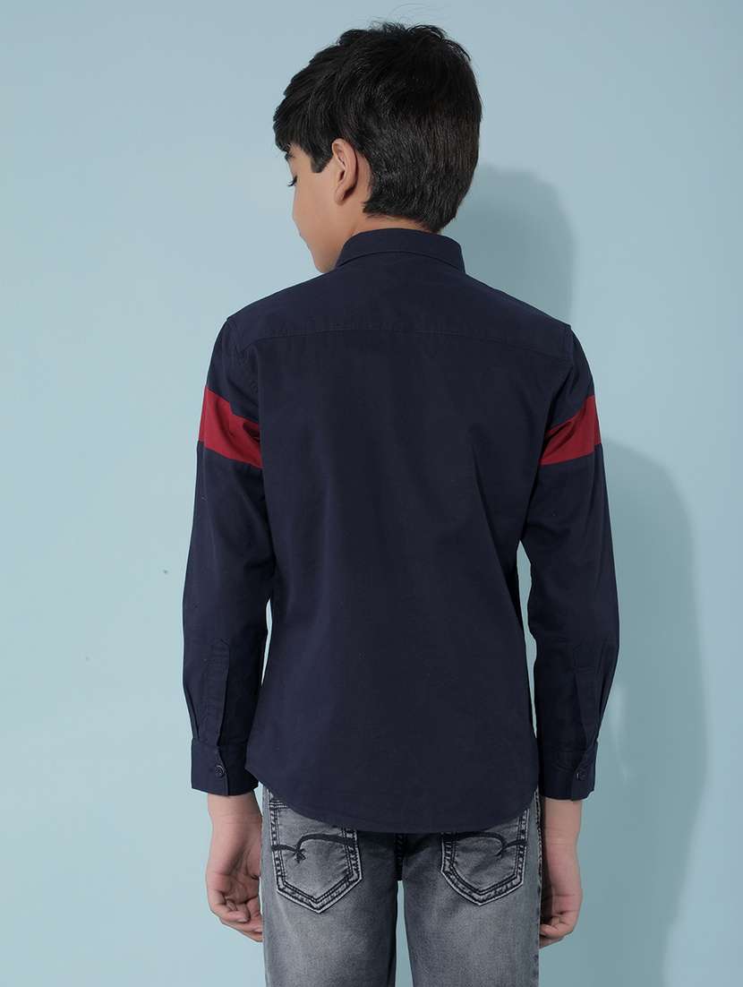 multicolored color block shirt - 21399997 -  Standard Image - 3