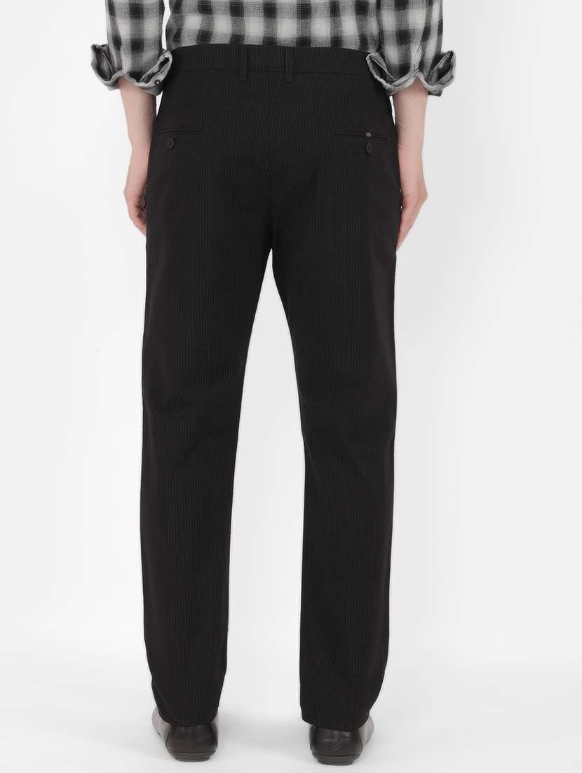 men solid mid rise chino pants - 21400193 -  Standard Image - 3