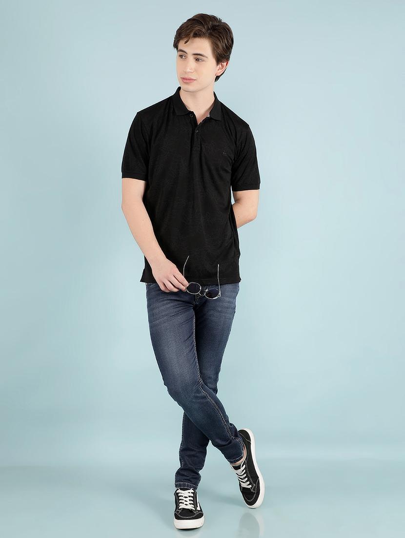 men printed polo t-shirt - 21400218 - Standard Image - 5