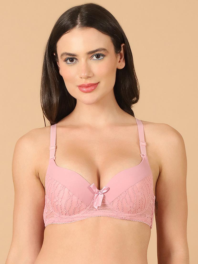 pink lace tshirt bra - 21400438 - Zoom Image - 0