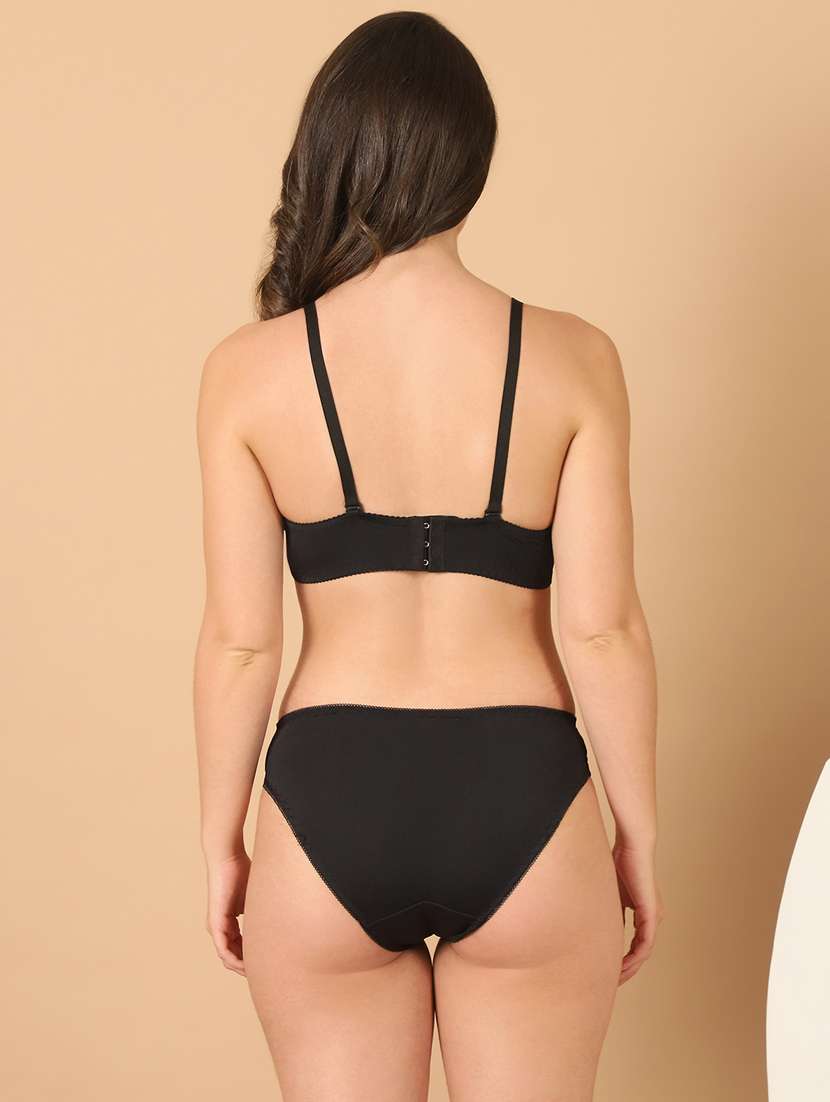 black lace bra and panty set - 21400530 -  Standard Image - 3