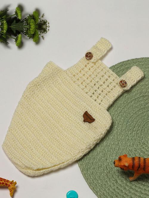 kids yellow woollen romper - 21401419 - Standard Image - 0