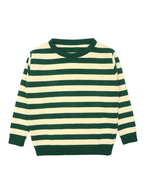 kids green acrylic sweater - 21401647 - Standard Image - 0