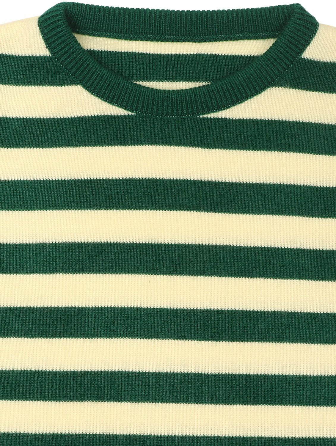 kids green acrylic sweater - 21401647 - Standard Image - 3