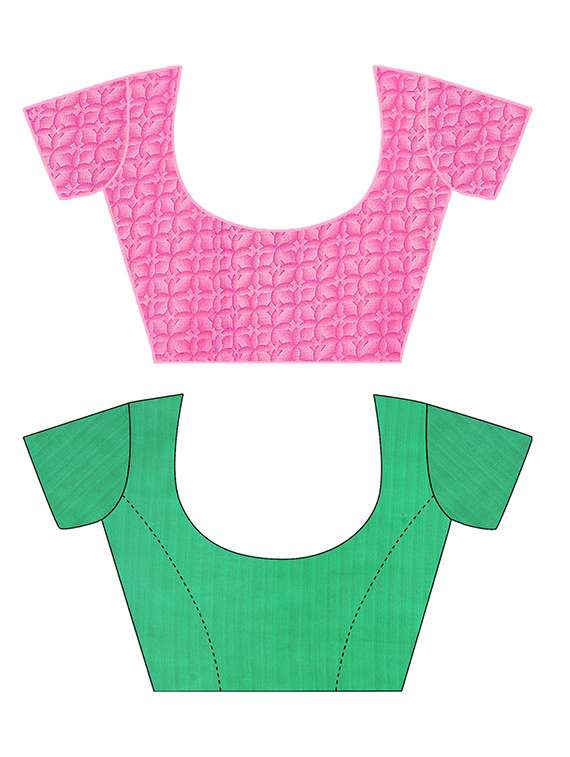 pack of 2 printed casual wear sarees with blouse - 21405992 -  Standard Image - 3