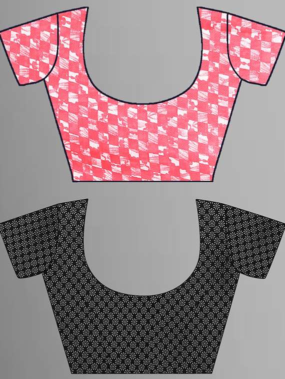 pack of 2 printed casual wear sarees with blouse - 21406070 -  Standard Image - 3