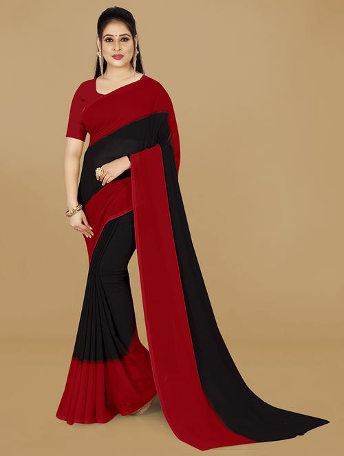pack of 2 casual wear combo sarees with blouse - 21406612 -  Standard Image - 0