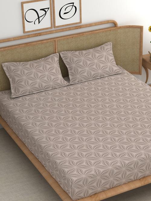 printed bedsheet with pillow covers - 21412383 -  Standard Image - 0