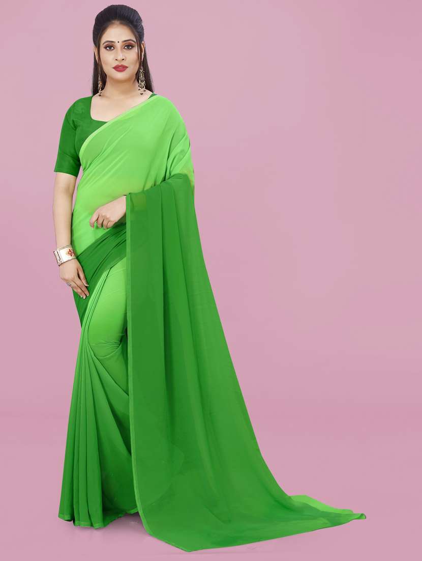 women casual wear georgette saree with blouse