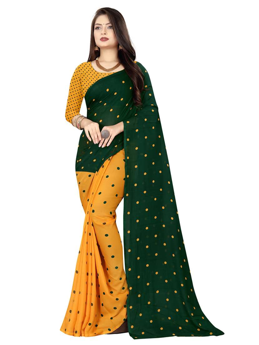 women casual wear georgette saree with blouse