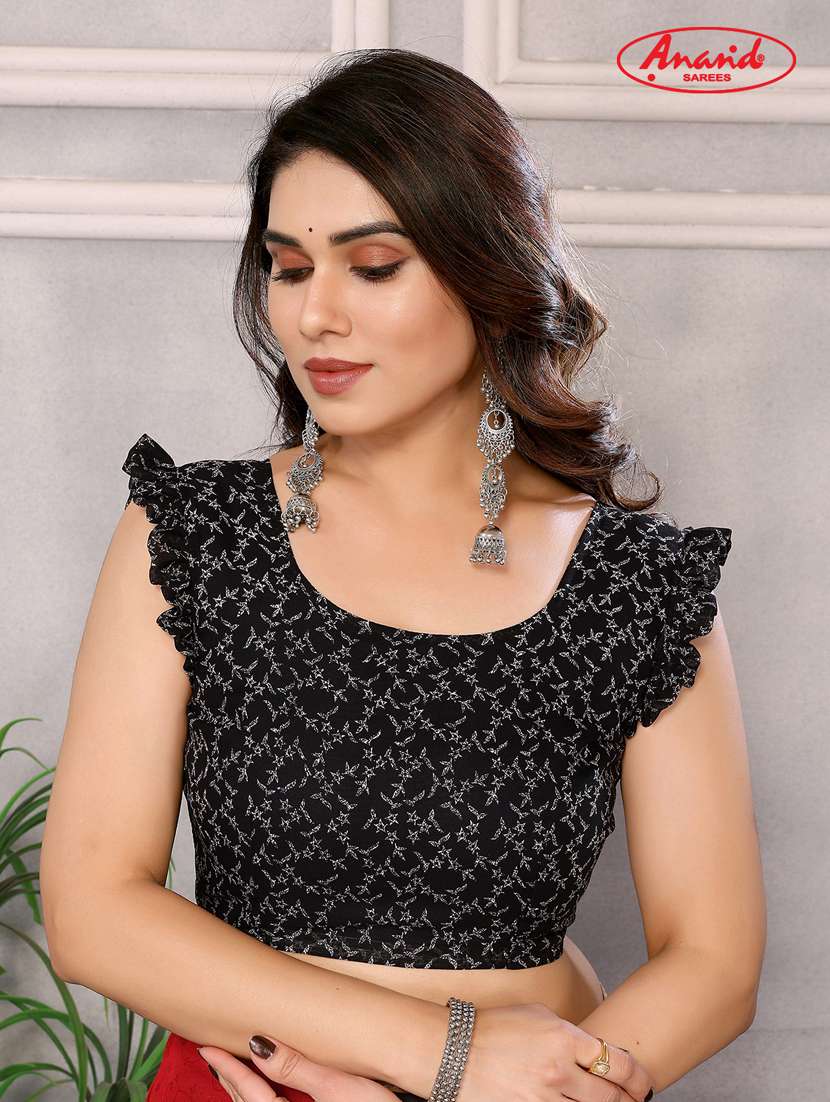 women casual wear georgette saree with blouse - 21433292 -  Standard Image - 3