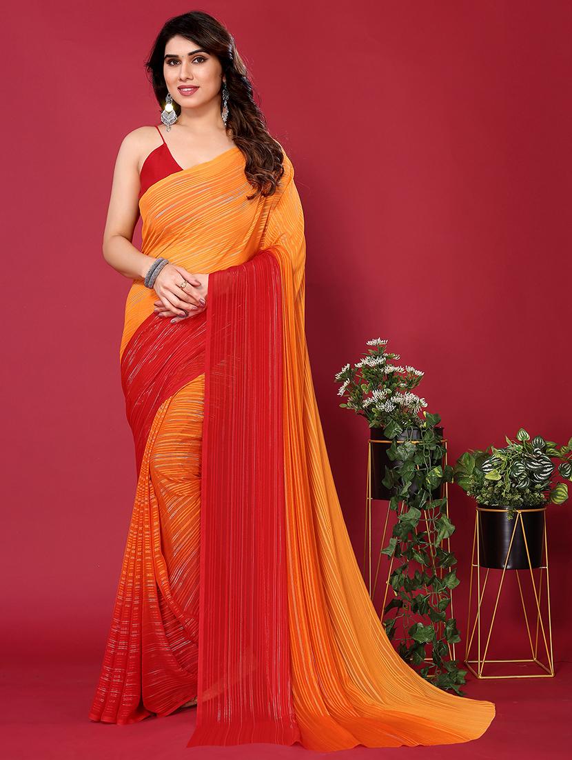 women casual wear georgette saree