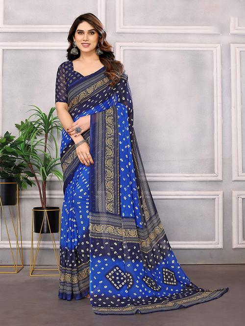 women pack of 2 casual wear combo saree with blouse - 21446068 - Standard Image - 0
