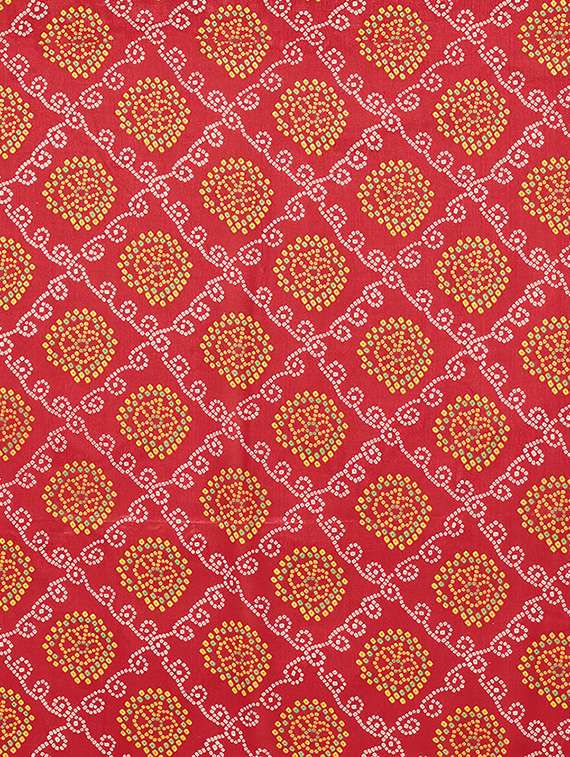 women bandhani printed casual wear saree with blouse - 21446169 - Standard Image - 3