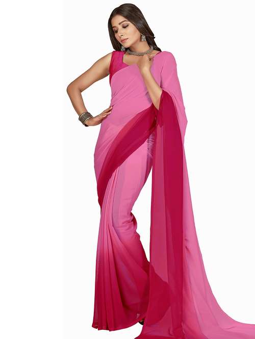 women printed casual wear saree with blouse - 21446412 - Standard Image - 0