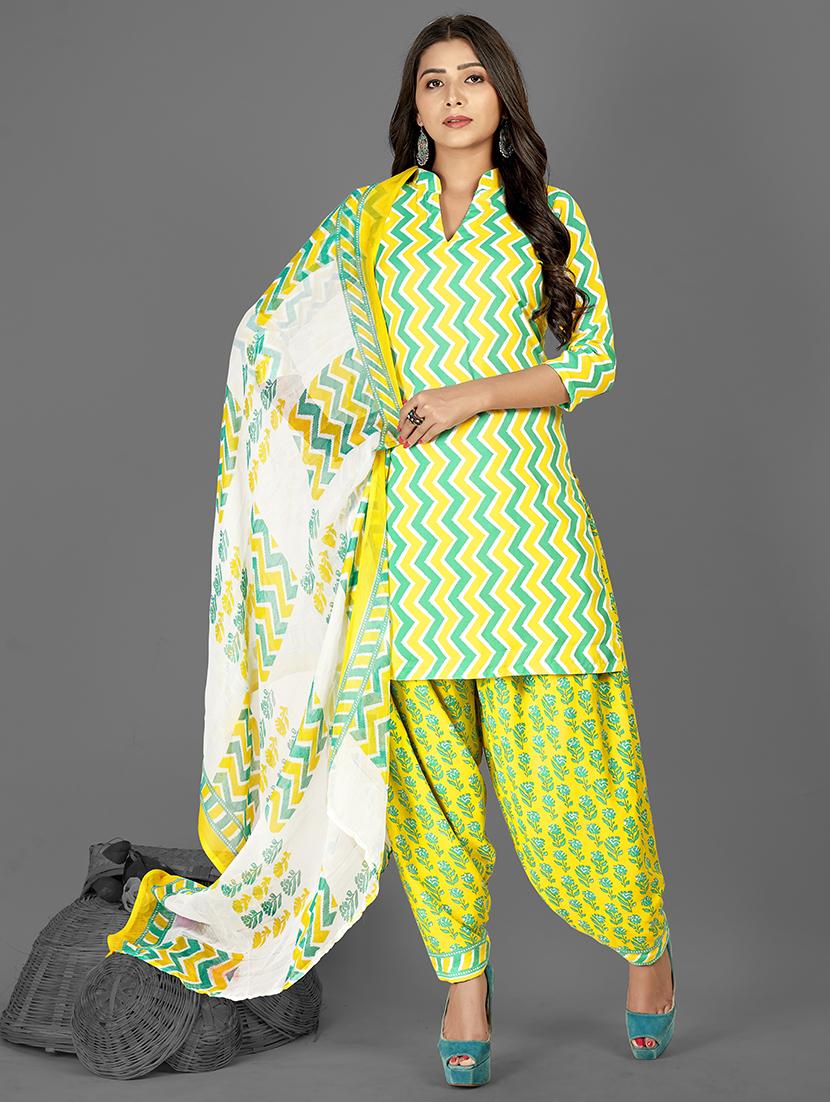 women green unstitched suit - 21448521 - Zoom Image - 0