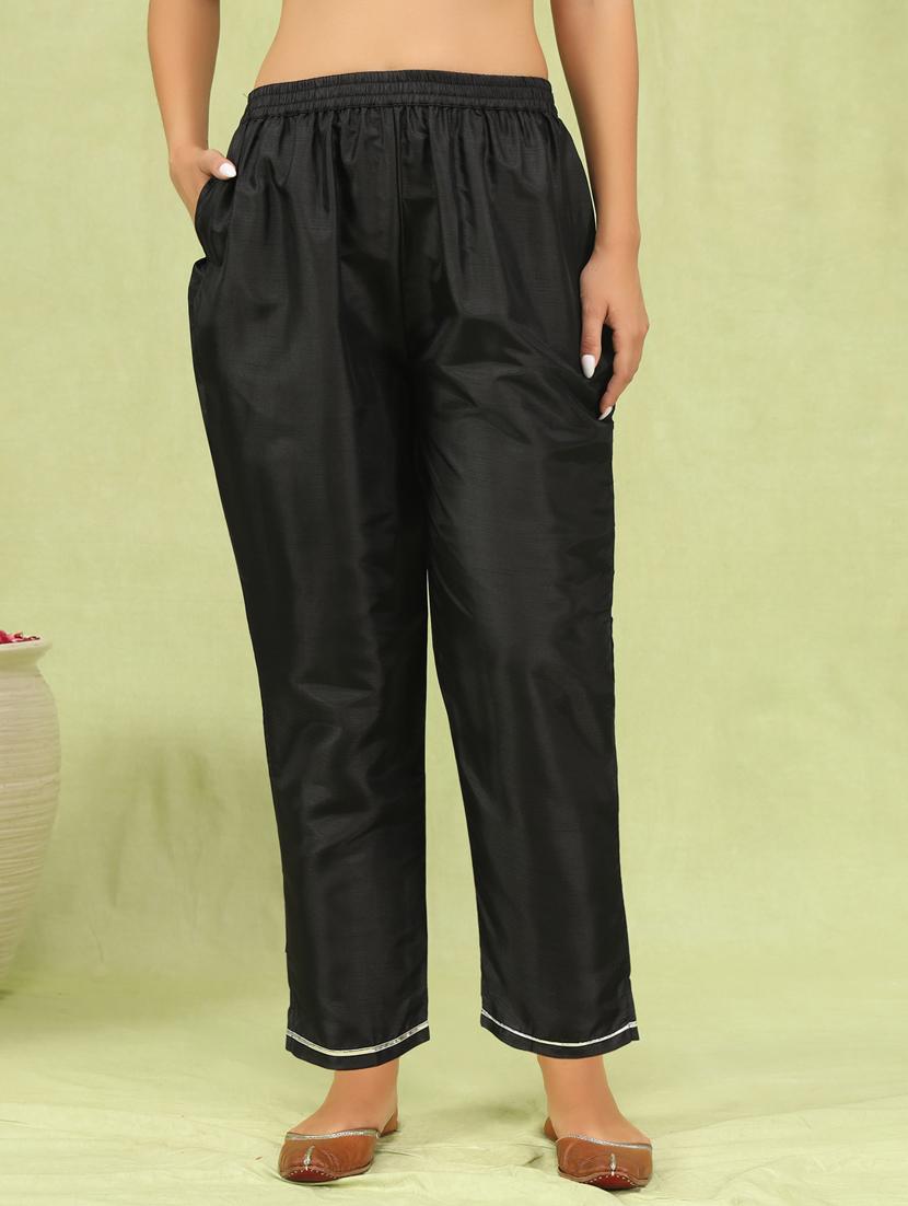 women black kurta dupatta set - 21450913 - Standard Image - 3