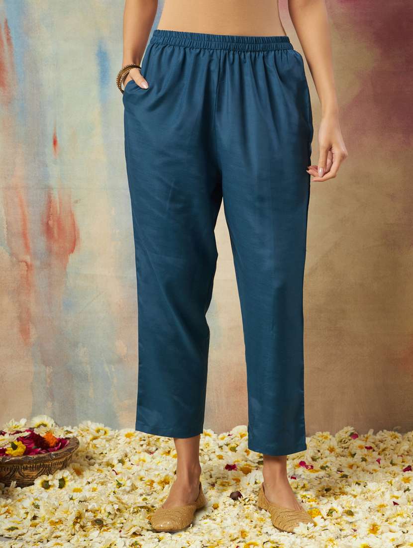 women blue kurta dupatta set - 21451016 -  Standard Image - 3