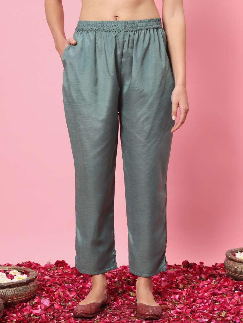 women three quarter sleeve kurta pant with dupatta set - 21451028 -  Standard Image - 3