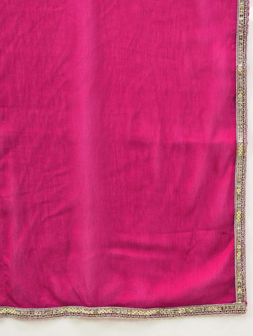 women pink kurta dupatta set - 21451077 -  Standard Image - 5