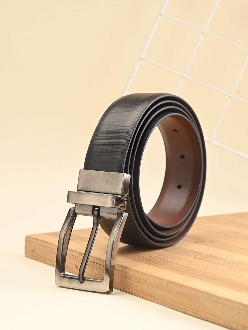 men pin buckle leather bet - 21451104 -  Zoom Image - 0