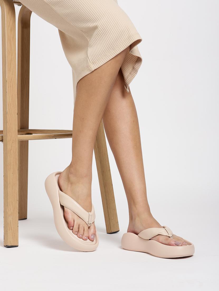 women beige slippers - 21451185 - Standard Image - 5