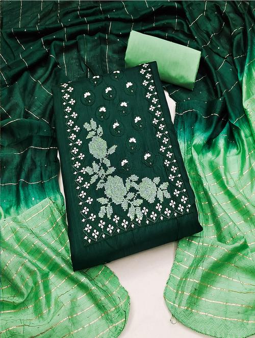 embroidered unstitched suit set - 21451210 -  Standard Image - 0