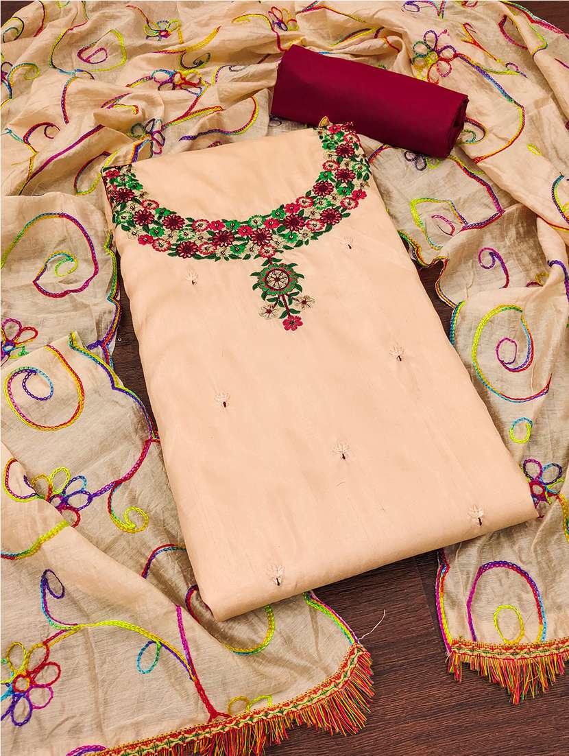 embroidered unstitched suit set - 21451233 - Zoom Image - 0