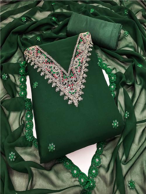 printed unstitched suit set - 21451246 -  Standard Image - 0