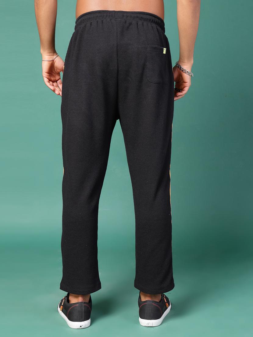 men side taped full length track pant - 21451361 - Standard Image - 3