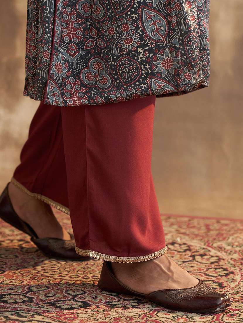 women printed kurta palazzo set - 21451908 - Standard Image - 5