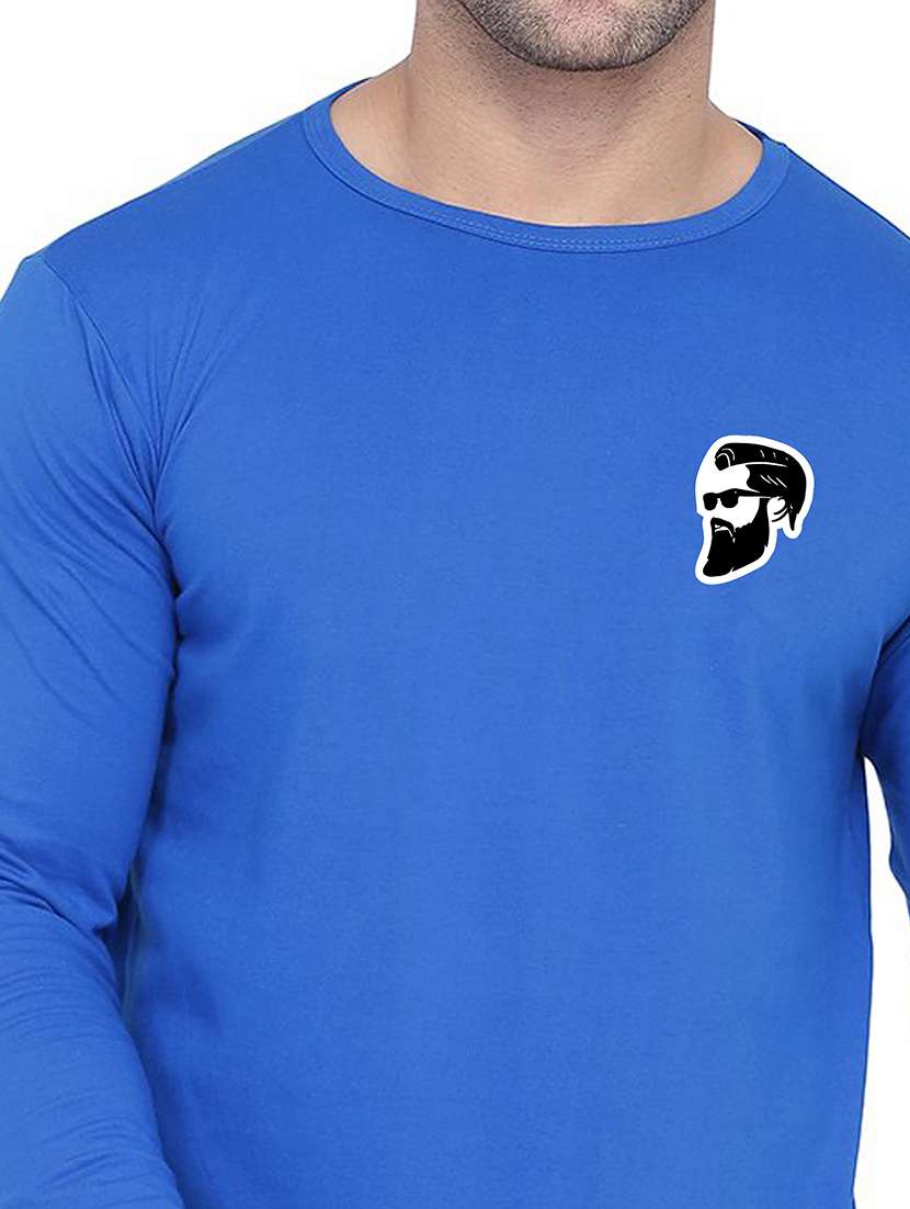 Men Solid Long Sleeved T-shirt - 21454208 -  Standard Image - 3