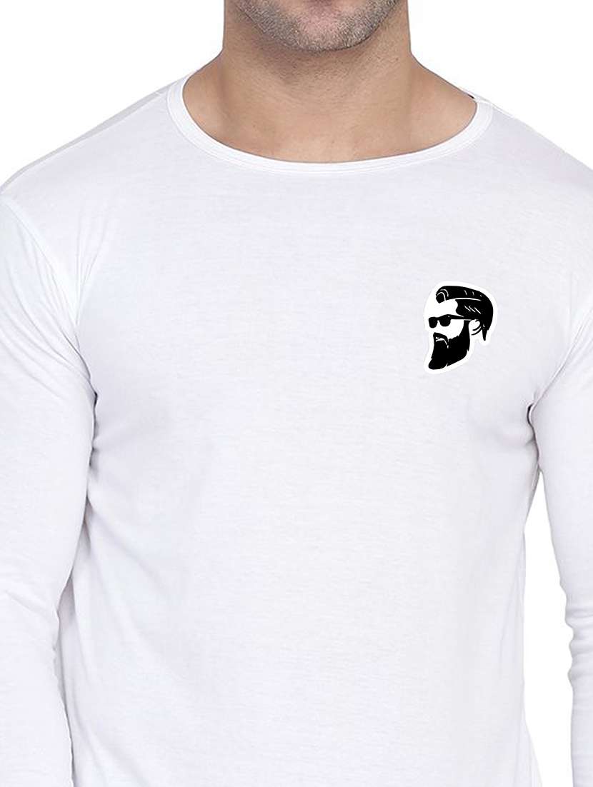 men solid long sleeved t-shirt - 21454215 - Standard Image - 3