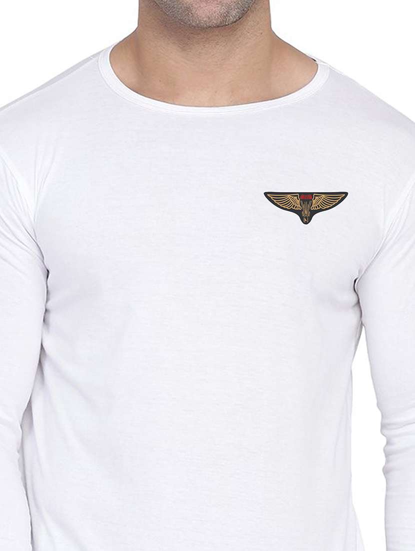 men solid long sleeved t-shirt - 21454226 - Standard Image - 3
