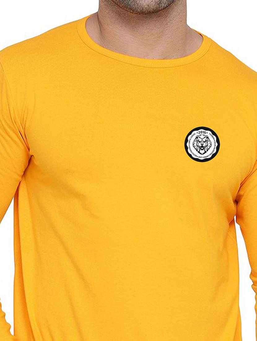 men solid long sleeved t-shirt - 21454237 - Standard Image - 3