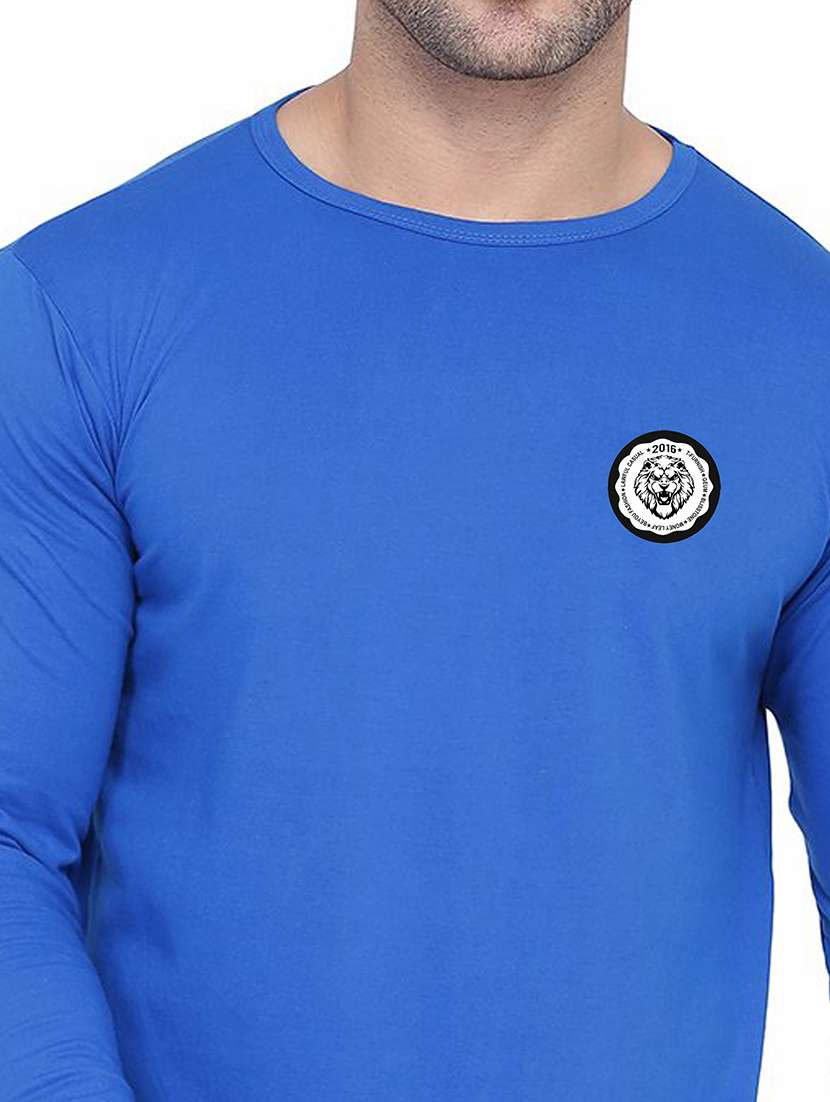 men solid long sleeved t-shirt - 21454239 -  Standard Image - 3