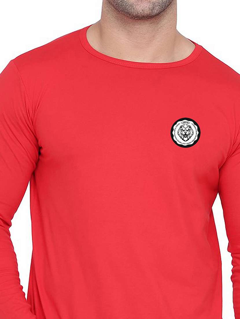 men solid long sleeved t-shirt - 21454240 -  Standard Image - 3