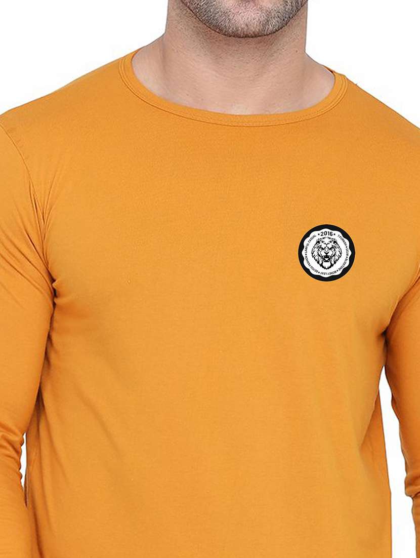 men solid long sleeved t-shirt - 21454242 -  Standard Image - 3
