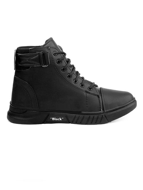 men black lace up boots - 21454595 - Standard Image - 0