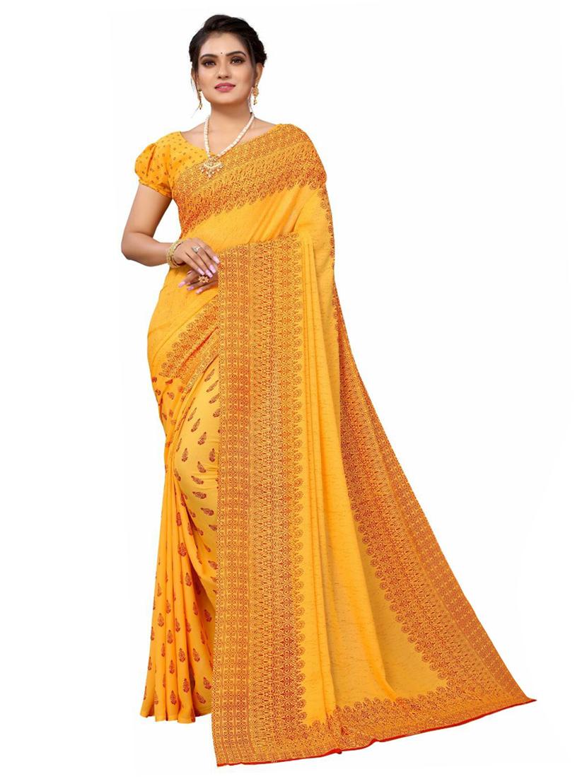 women printed casual wear saree - 21454875 - Zoom Image - 0