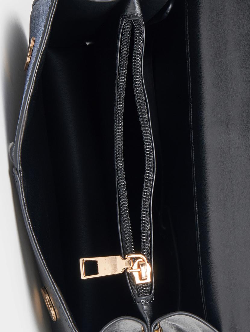women blue pu handbag - 21457048 - Standard Image - 3