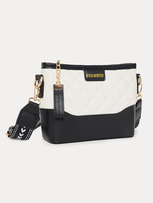 women white pu handbag - 21457087 - Standard Image - 0