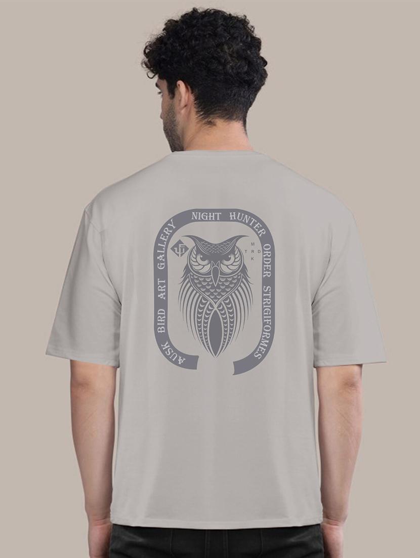 men oversized front & back print t-shirt - 21457158 - Standard Image - 3