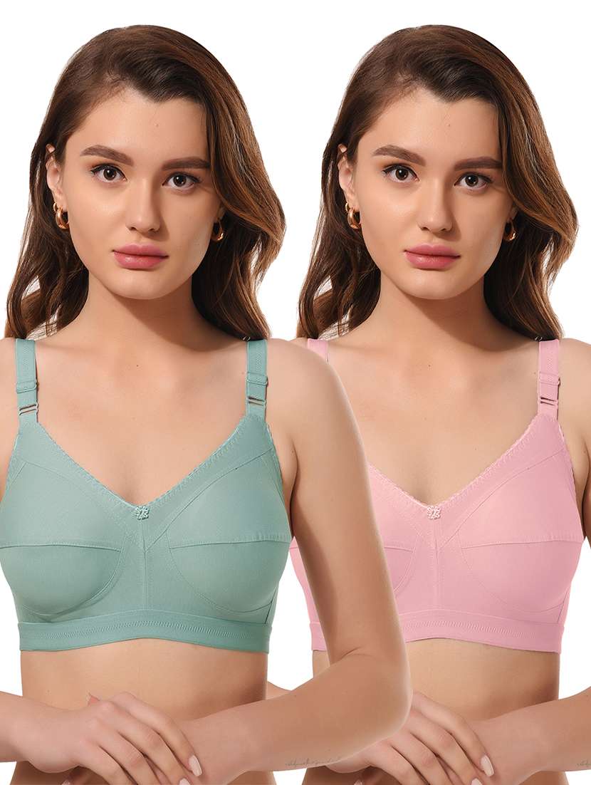pack of 2 solid bra combo - 21457215 -  Zoom Image - 0