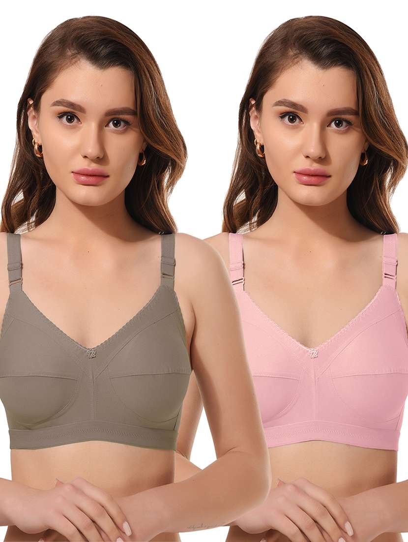 pack of 2 solid bra combo - 21457218 - Zoom Image - 0